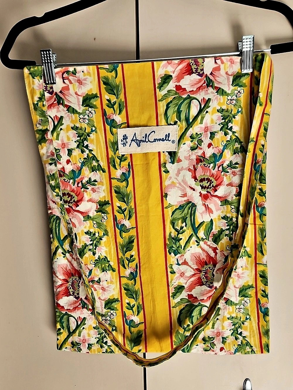 April Cornell Floral Tote/bag in Yellow